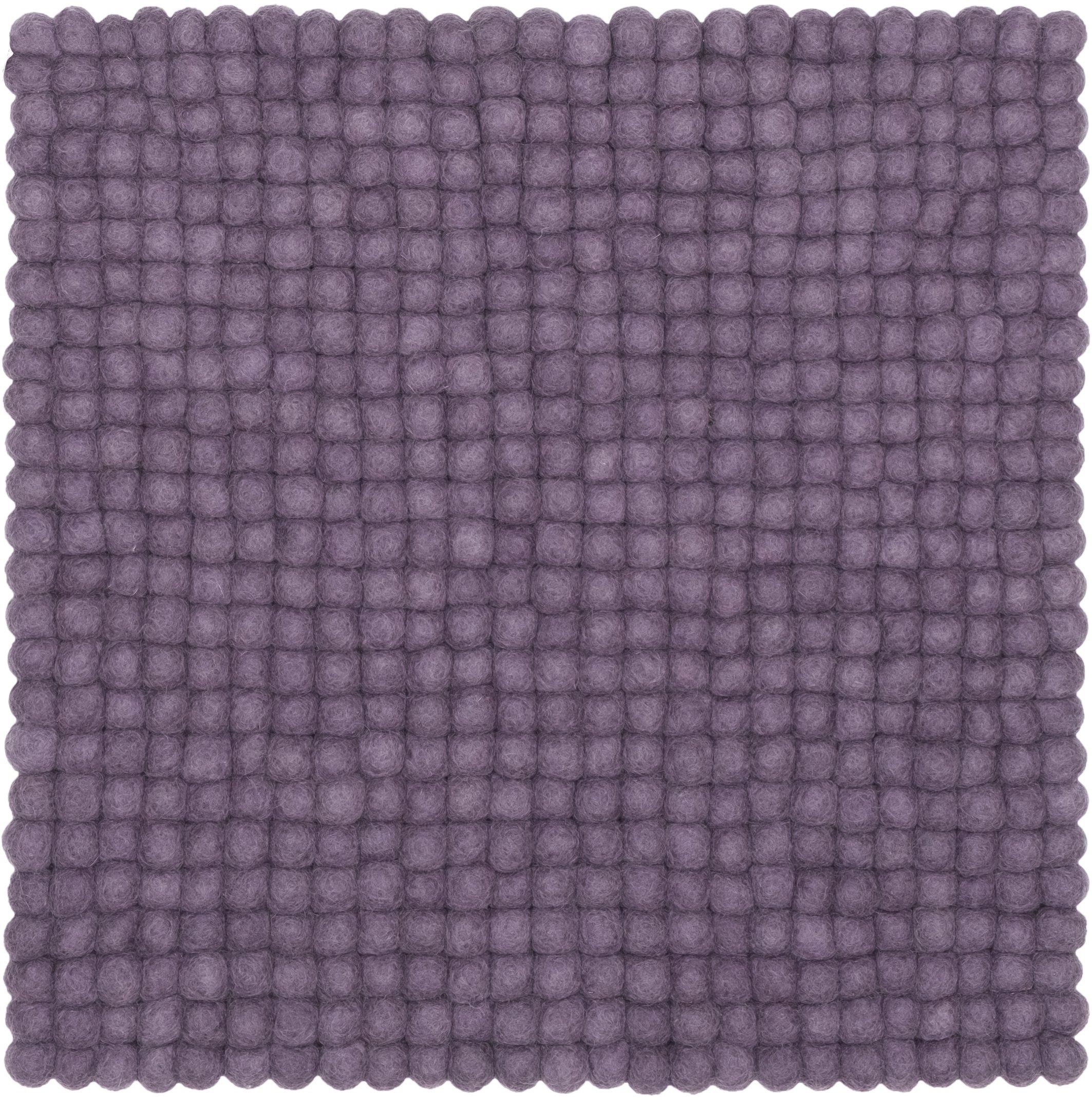 myfelt Stuhlkissen Filzkugel Sitzauflage eckig - 36 x 36 cm, 100% reiner  Schurwolle, quadratisch, schmutzabweisend