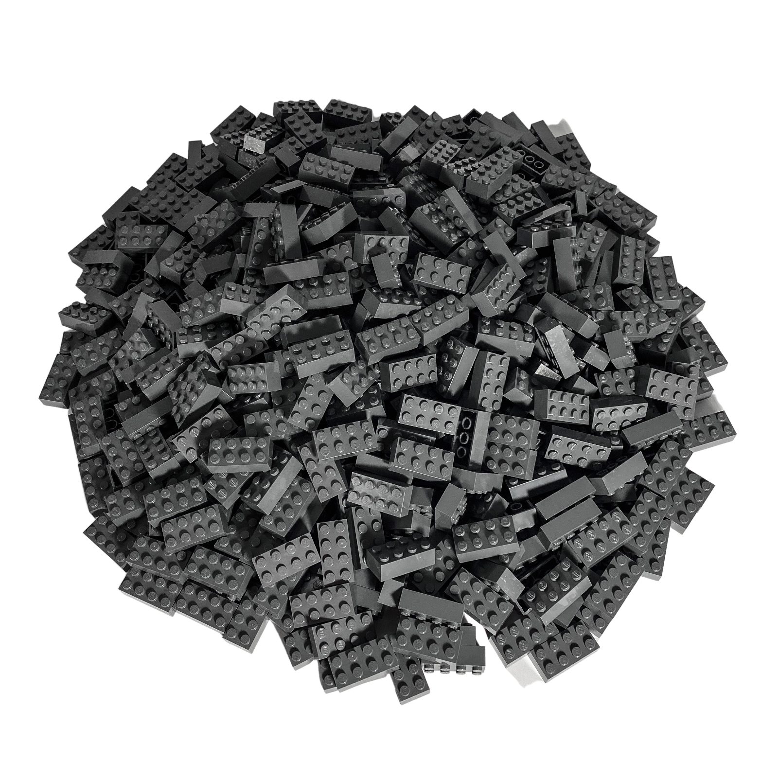LEGO® LEGO® 2x4 Steine Bausteine Dunkelgrau - 3001 NEU! Menge 50x Spielbausteine, (Bausteine, 50 St., Kreativ-Set), Made in Europe