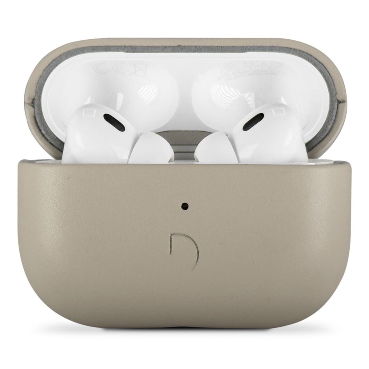 DECODED Smartphone-Hülle Leather AirCase Pro for AirPods Pro 3 Clay