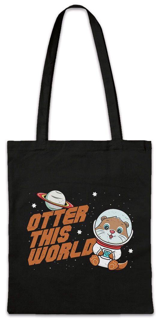 Beuteltasche Otter This World Stofftasche Outer Wildlife lontra Nutria Fischotter