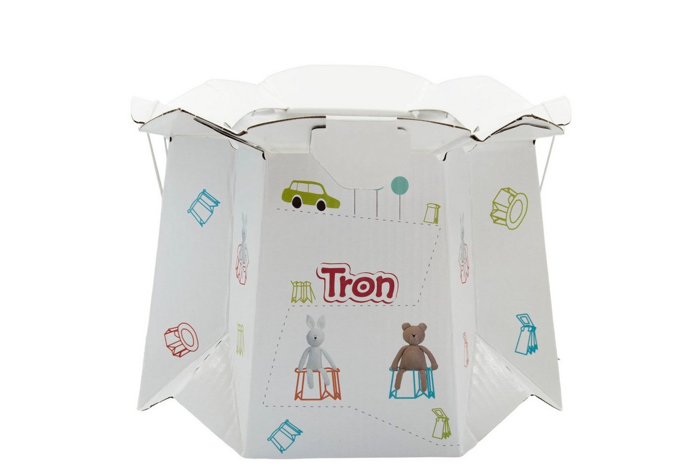 Thumbnail - Tron Campingtoilette, (10-St), Einweg Kinder Töpchen für Unterwegs, max. Belastung bis 30 kg