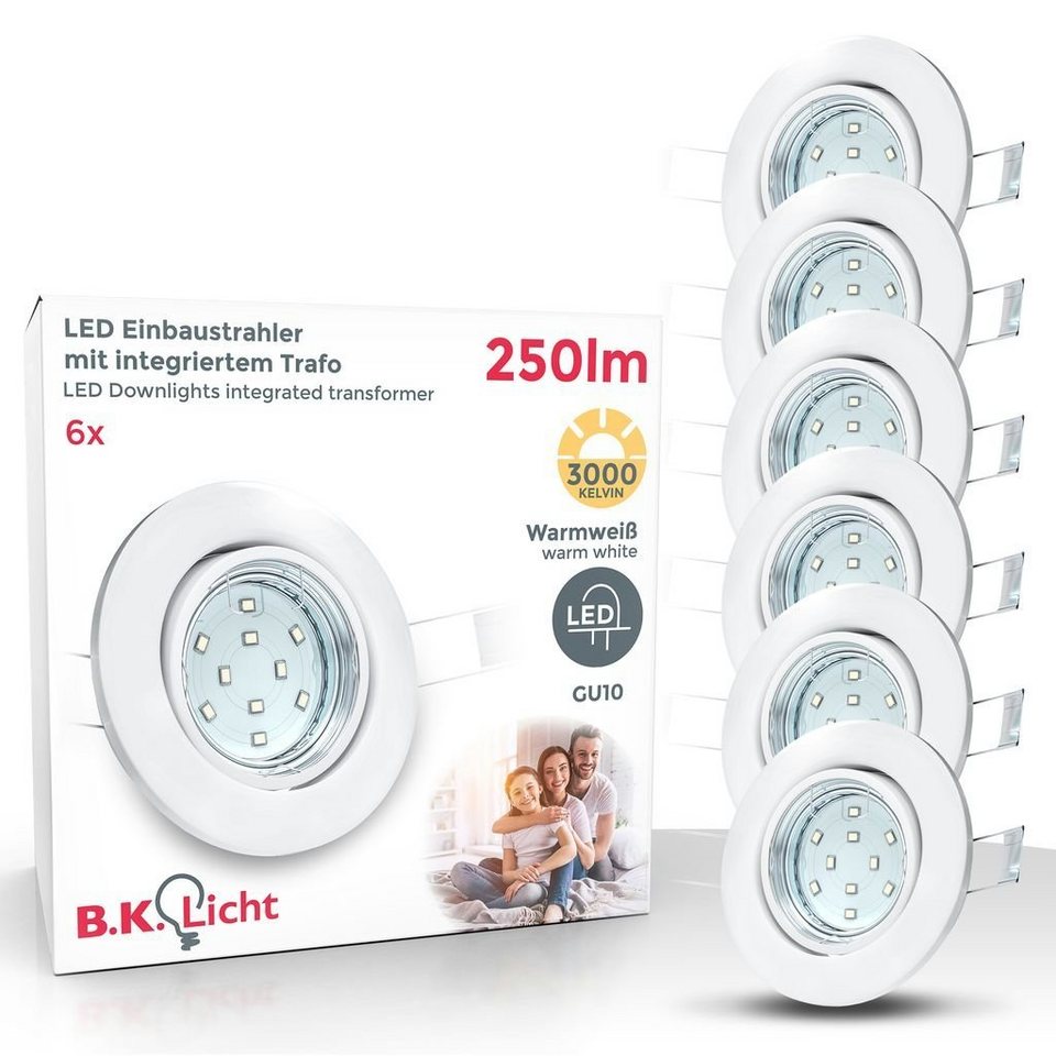 LED Einbaustrahler Edelstahl Ring Optik schwenkbar Einbauspots GU10 SALE