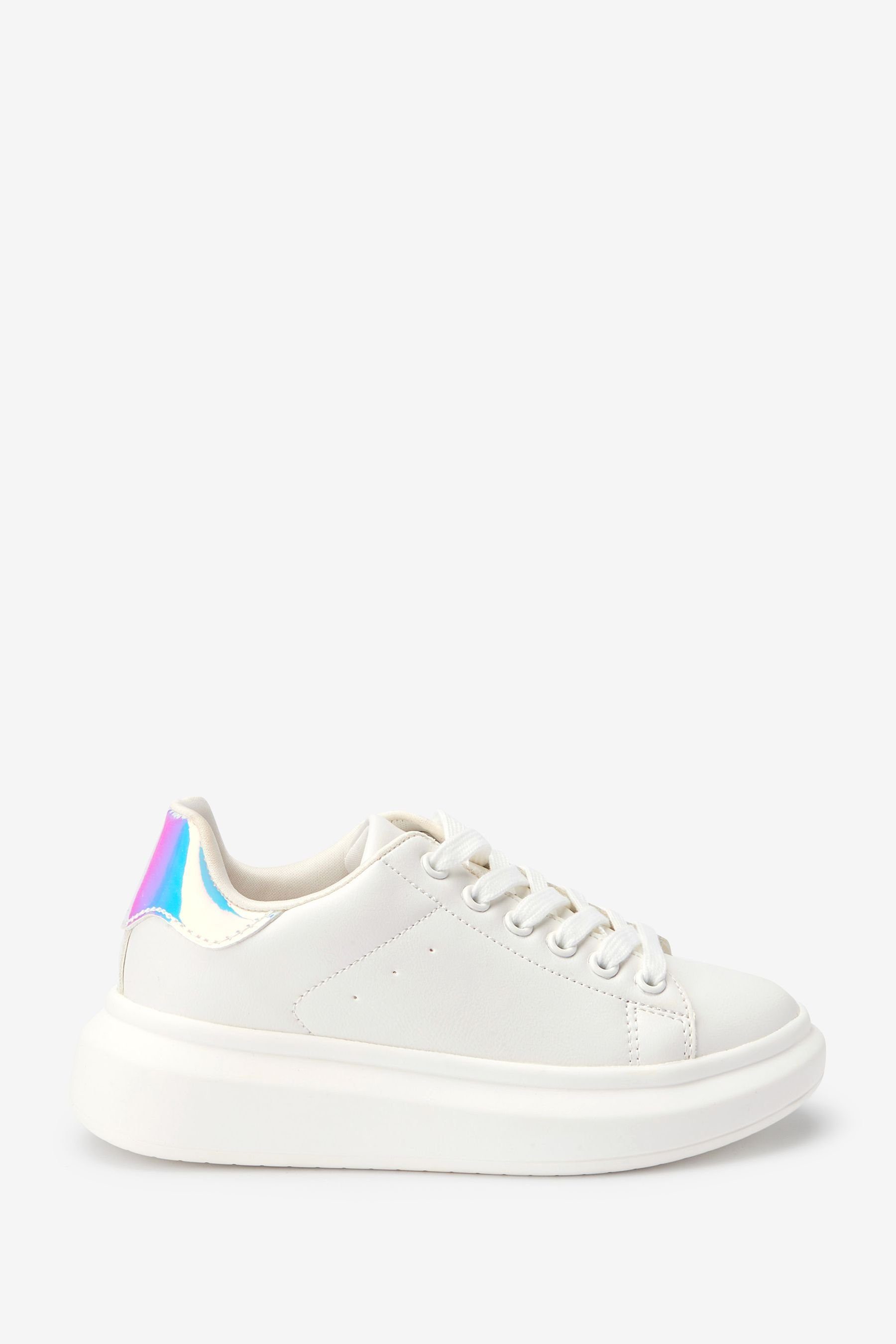 Next Kompakte Sneaker Sneaker (1-tlg) White/Iridescent