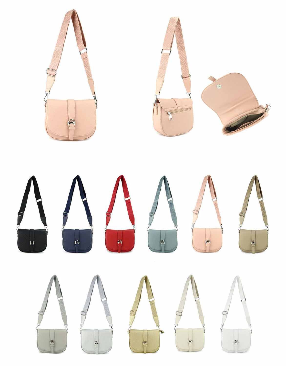 ITALYSHOP24 Bauchtasche Damen Tasche Crossbody Umhängetasche günstig online kaufen