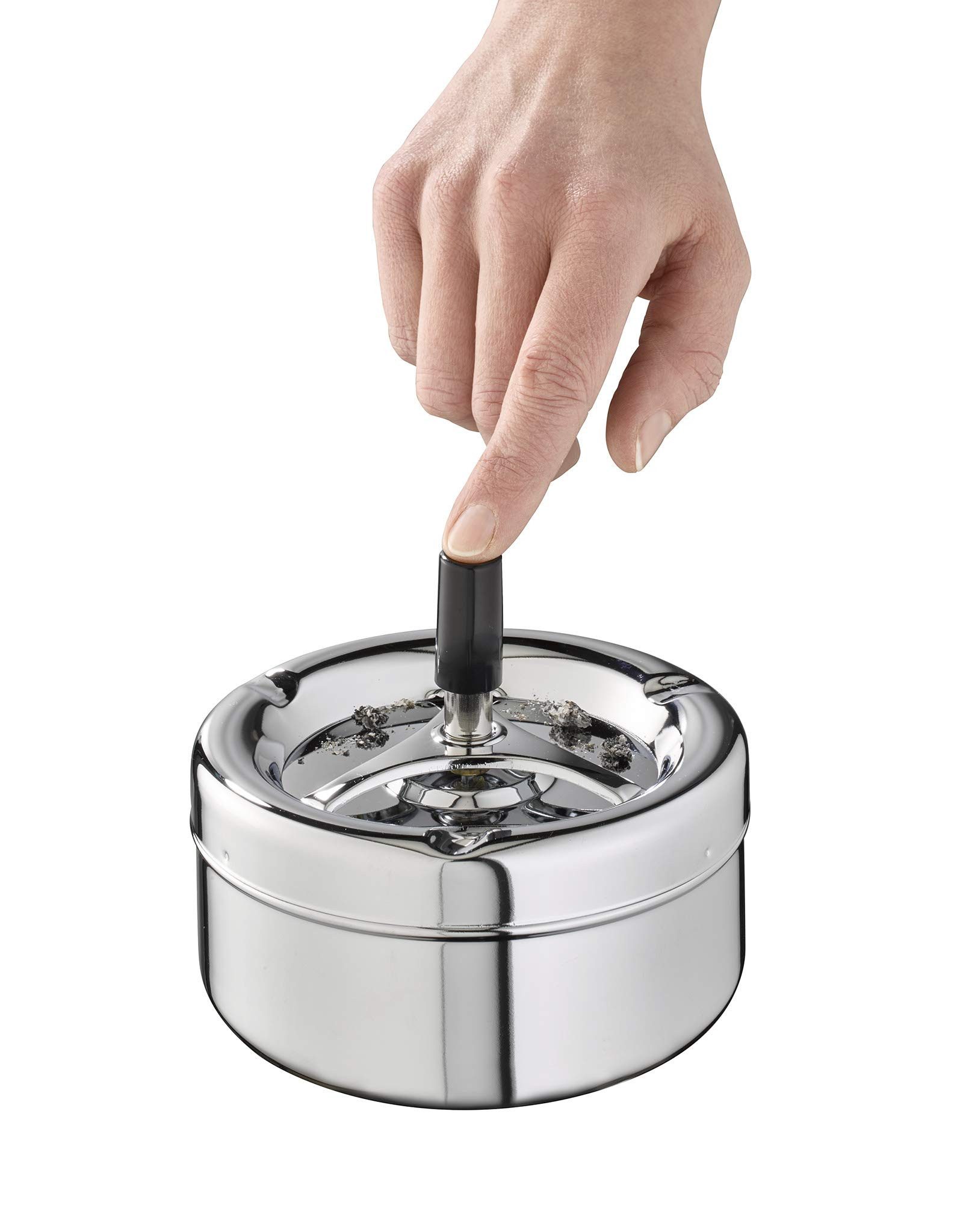 Mülleimer Drehaschenbecher mit Druckverschluss,Für Innen- und Außenbereiche,13cm