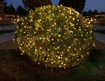 Star-Max LED-Lichternetz Weihnachtsdeko aussen, mit zahlreichen warmweißen LEDs, für den Außenbereich