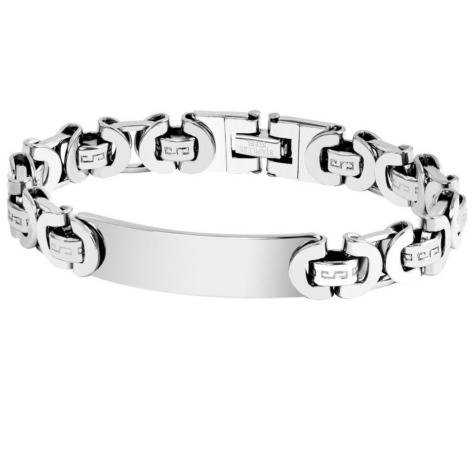 cm, Trendiger Schmuck 21,5 moderner aus Adelia´s Edelstahlarmband Edelstahl Armband