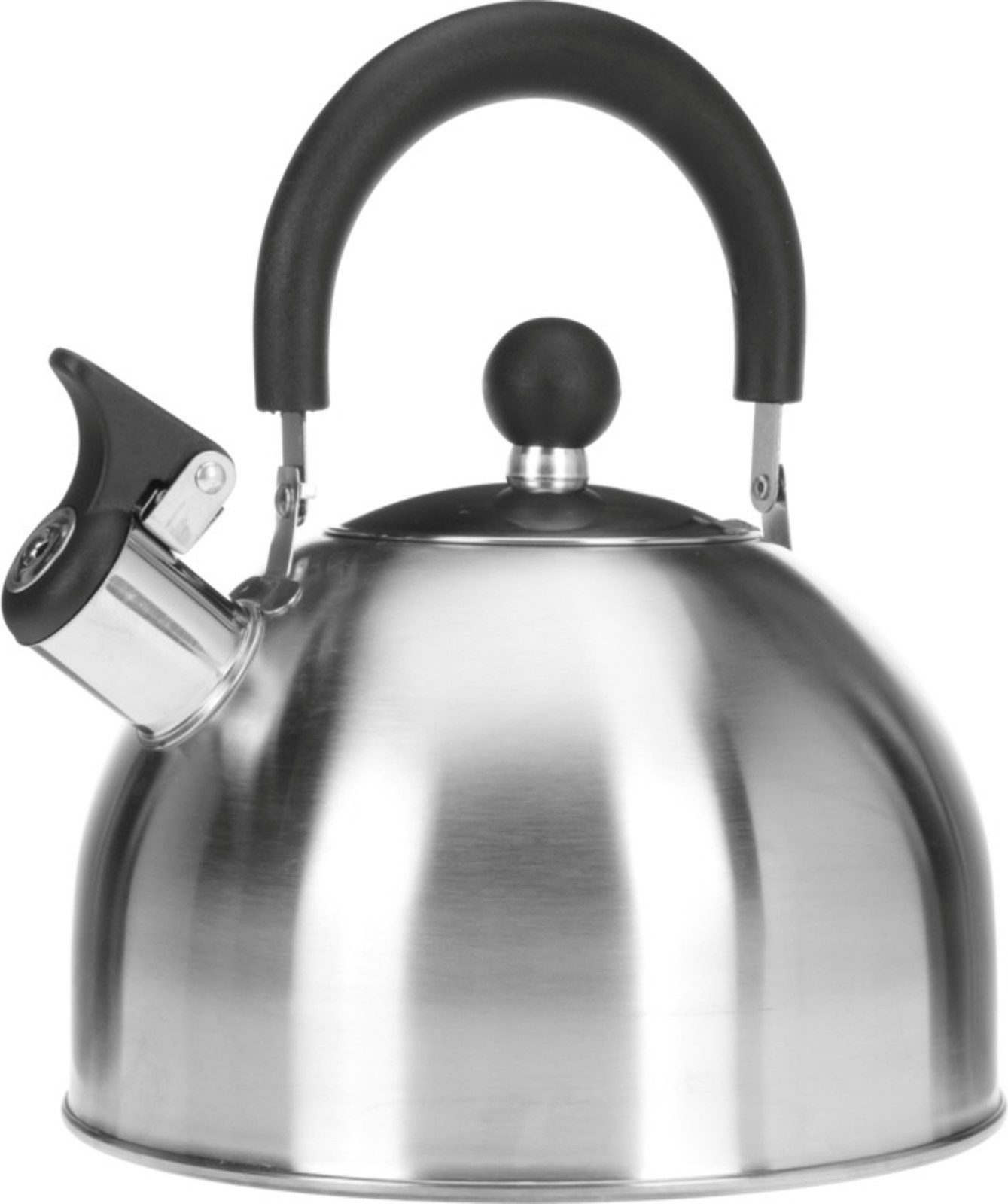 Koopman Wasserkessel Wasserkocher Pfeifkessel 2,5 L Edelstahl Flötenkessel Ø 19 cm Küche, (1-tlg), 2,5L, Pfeifkessel, Wasserkocher, Edelstahl, Teekessel