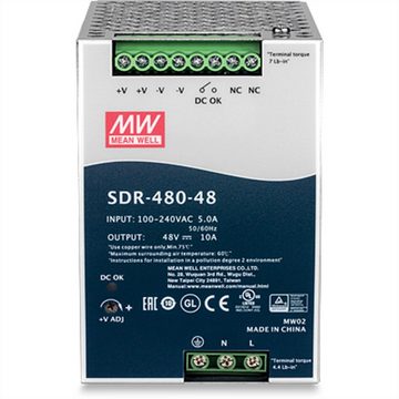 Trendnet TI-S48048 AC-zu-DC DIN-Schienen-Netzteil Netzwerk-Switch