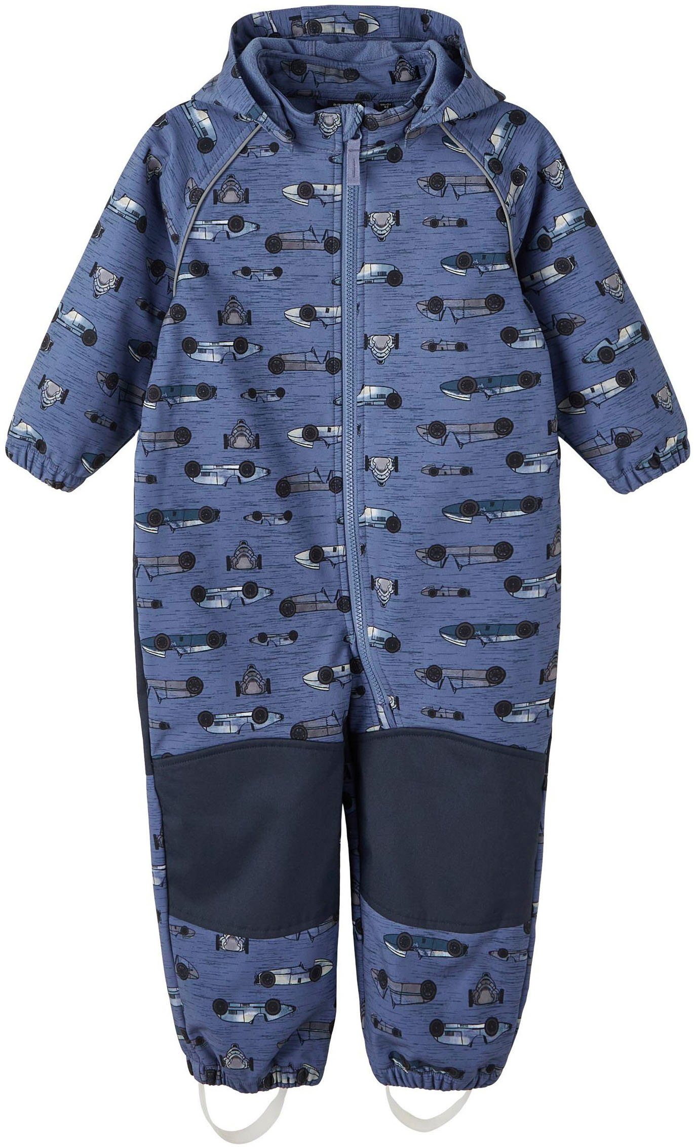 Name It Softshelloverall NMMALFA SUIT AOP FO NOOS bijou blue | Overalls