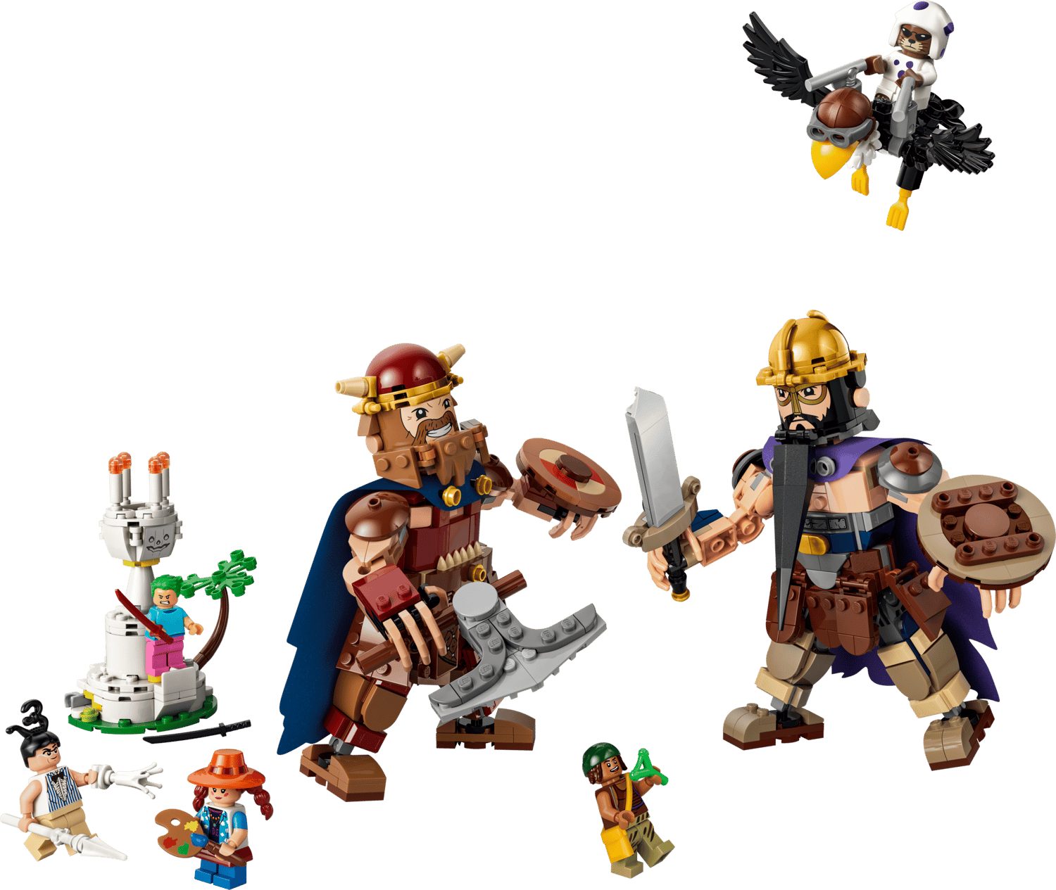 LEGO® One Piece 75644 Woogey vs. Boogey – Riesen aus Little Garden Spielbausteine, (Set, 733 St., Set)