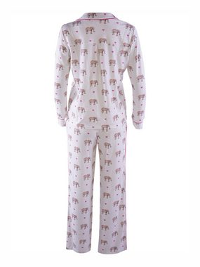 PJ Salvage Pyjama l/s pyjama - Love You A Ton Damen Frauen