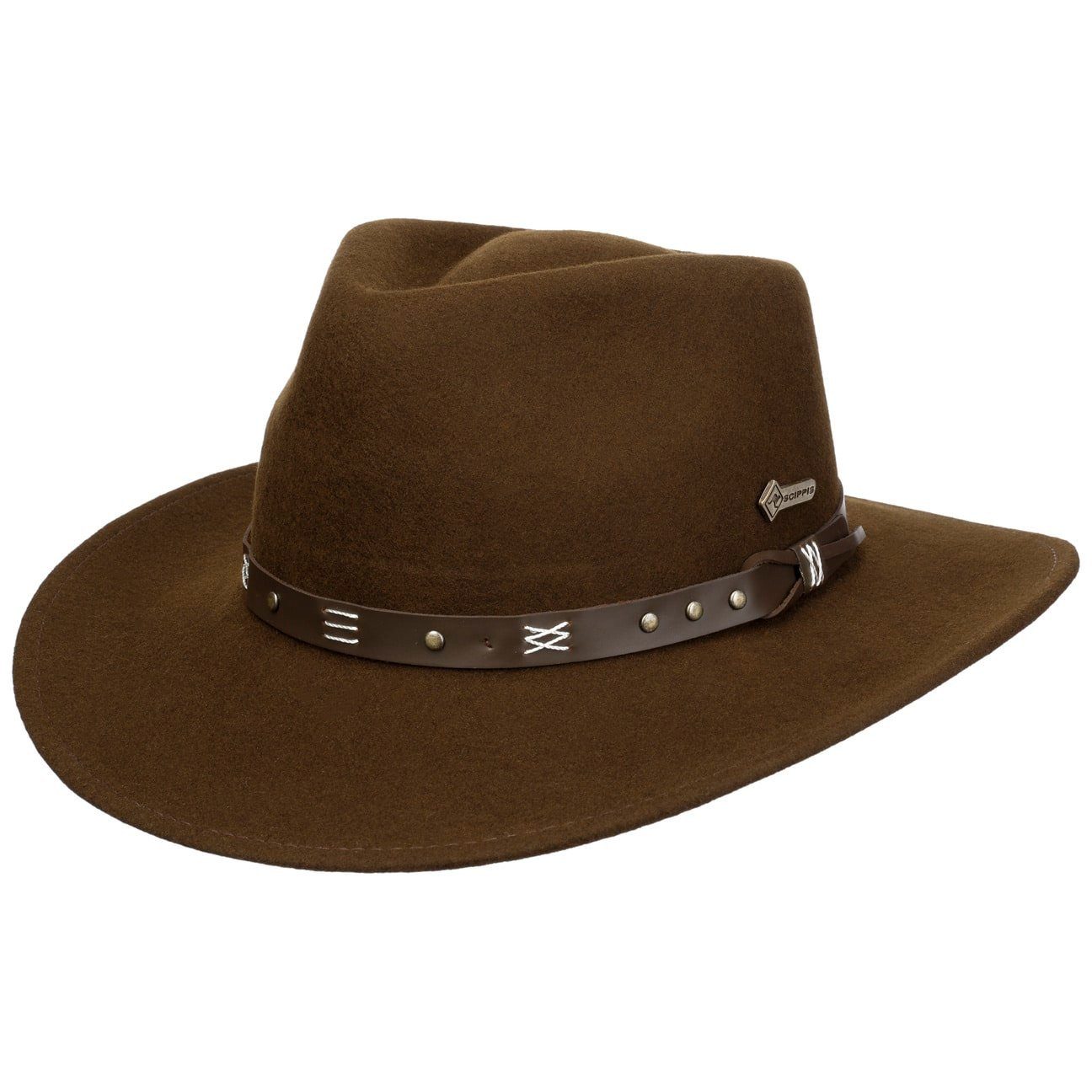Scippis Filzhut (1-St) Cowboyhut mit Lederband, Made in Ecuador günstig online kaufen