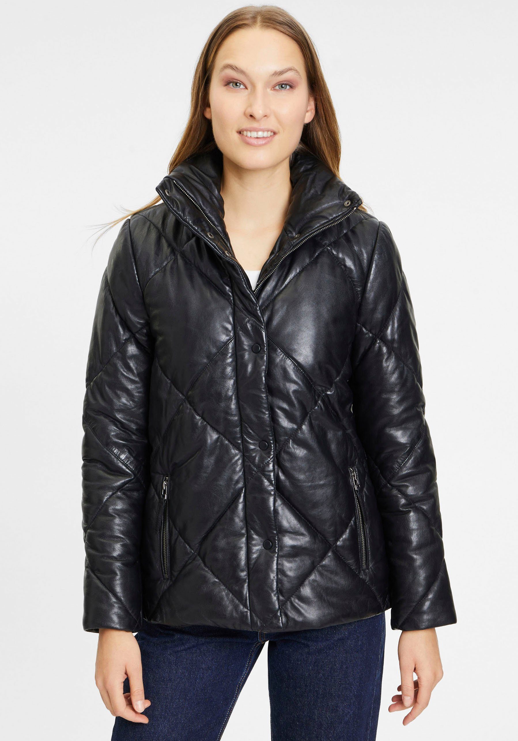 GWEditha black RF Lederjacke Gipsy