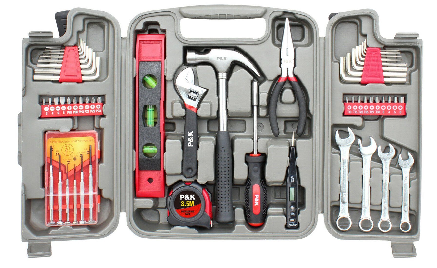 P & K Werkzeugkoffer 53 Teiliges Werkzeugset (53 St)