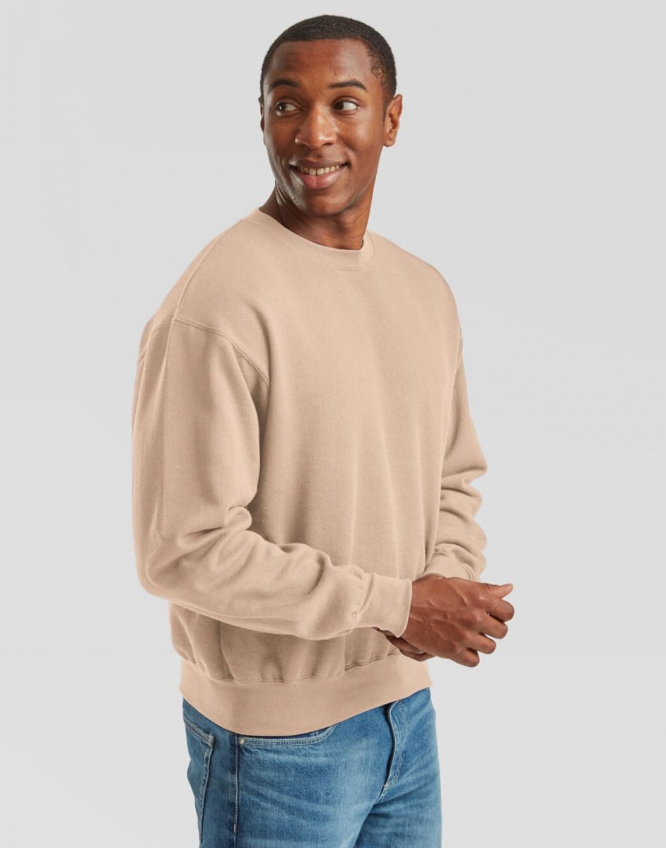 Fruit of the Loom Sweatshirt Herren Supercotton Sweat Pullover – Bild 5 von 5