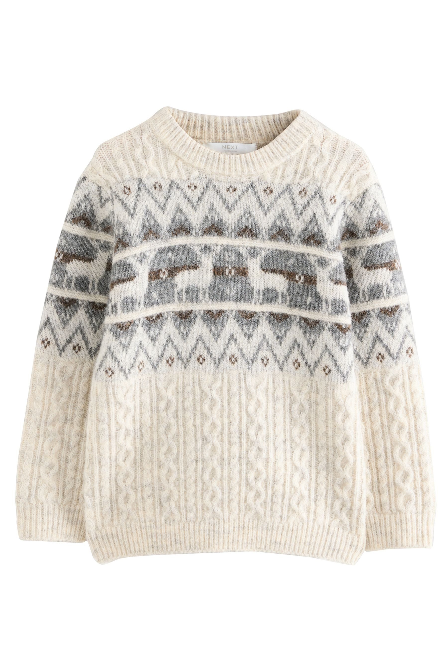 Next Strickpullover Weihnachtspullover (1-tlg)