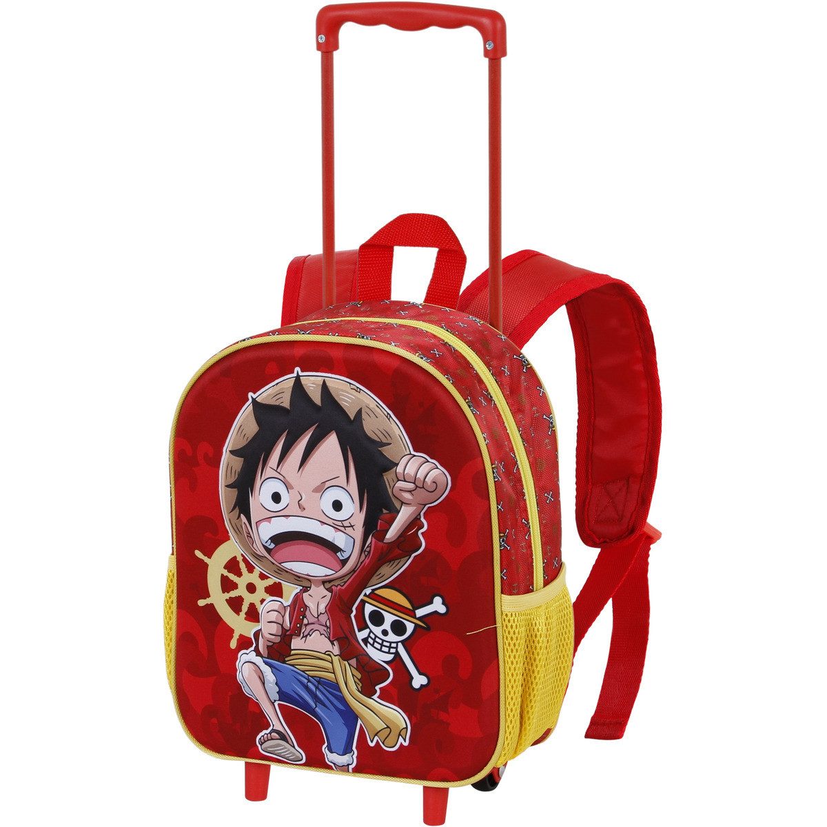 One Piece Kinderrucksack Luffy-Small 3D with Wheels Unisex Kinder