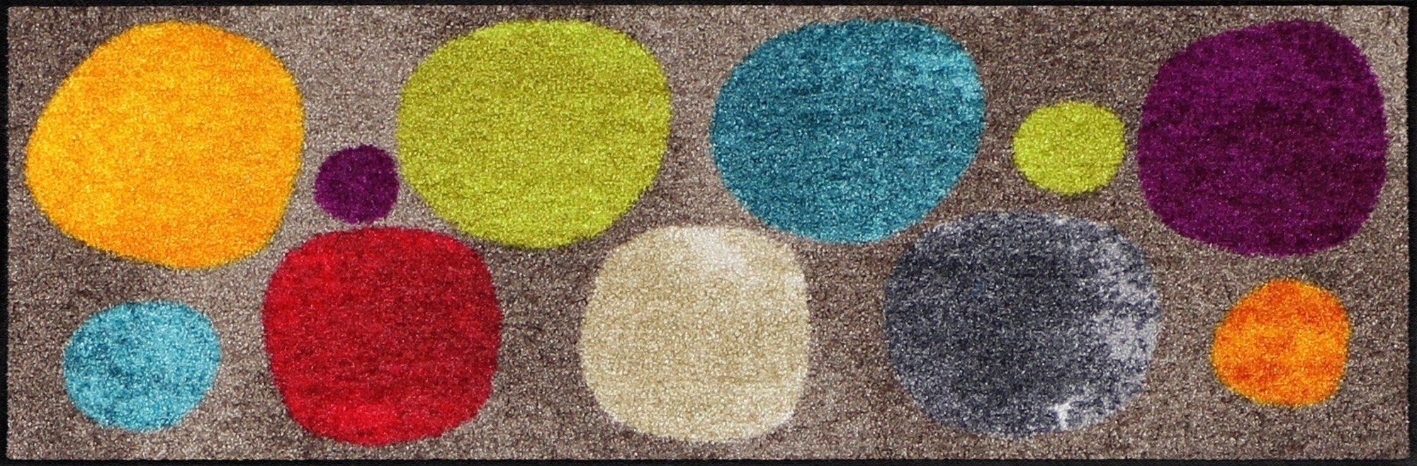 Salonloewe Fußmatte Fußmatte "Broken Dots", eckig, Höhe: 7 mm, gemustert