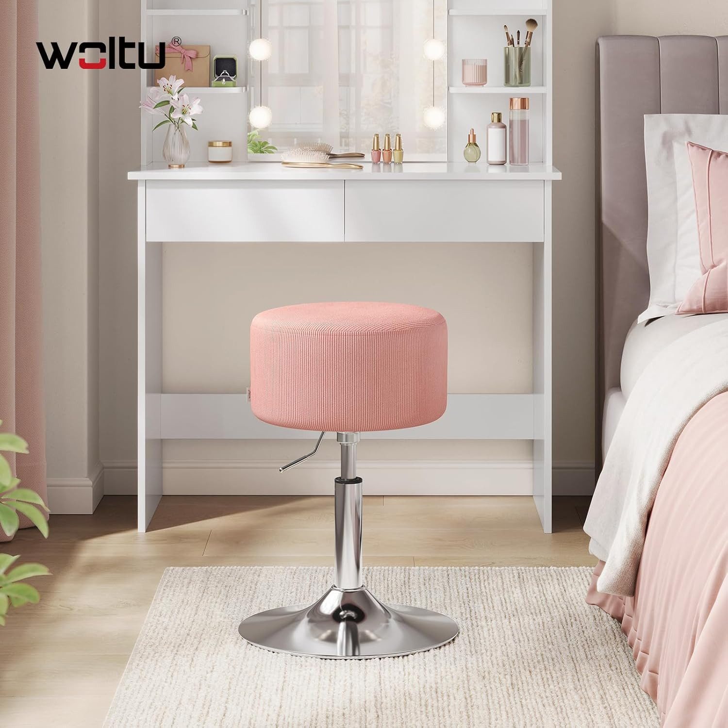 Woltu Drehhocker (2 St), Barstühle höhenverstellbar günstig online kaufen