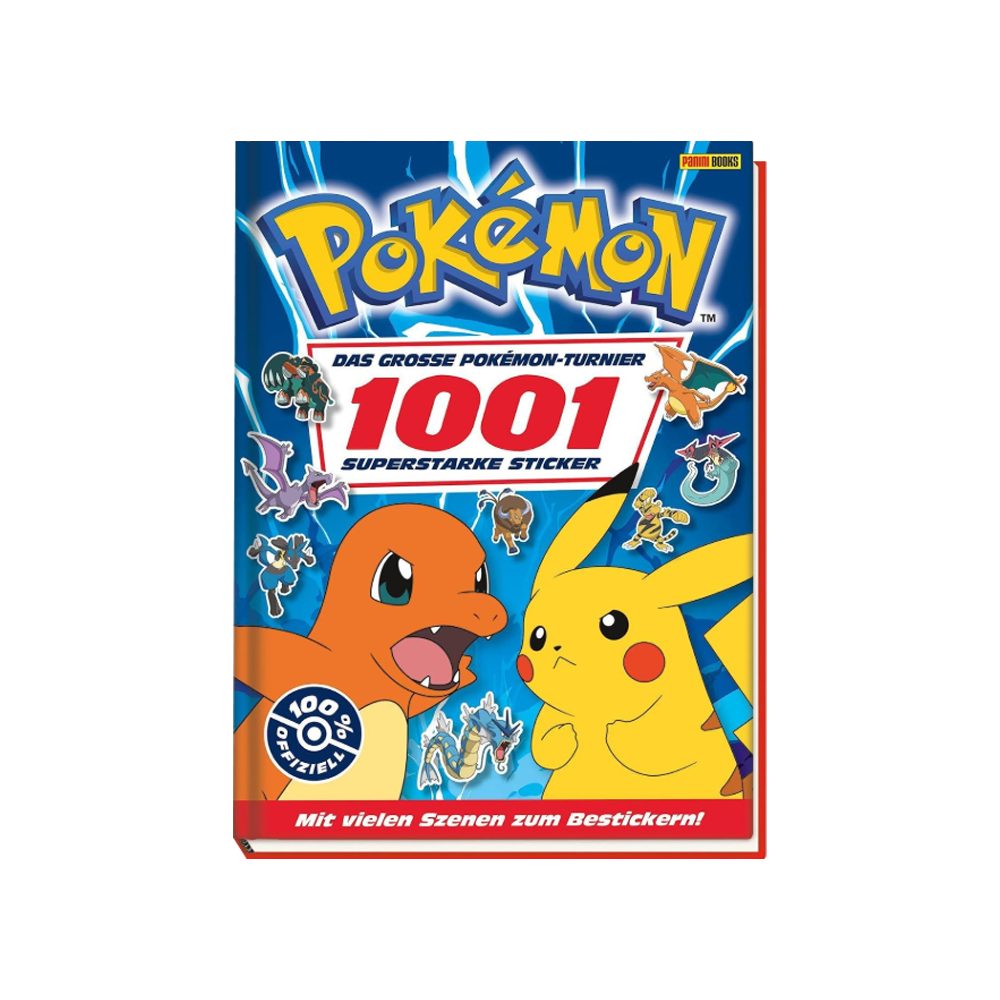PANINI VERLAG Stickerbuch Das große Pokémon-Turnier 1001 superstarke Sticker Activitybuch