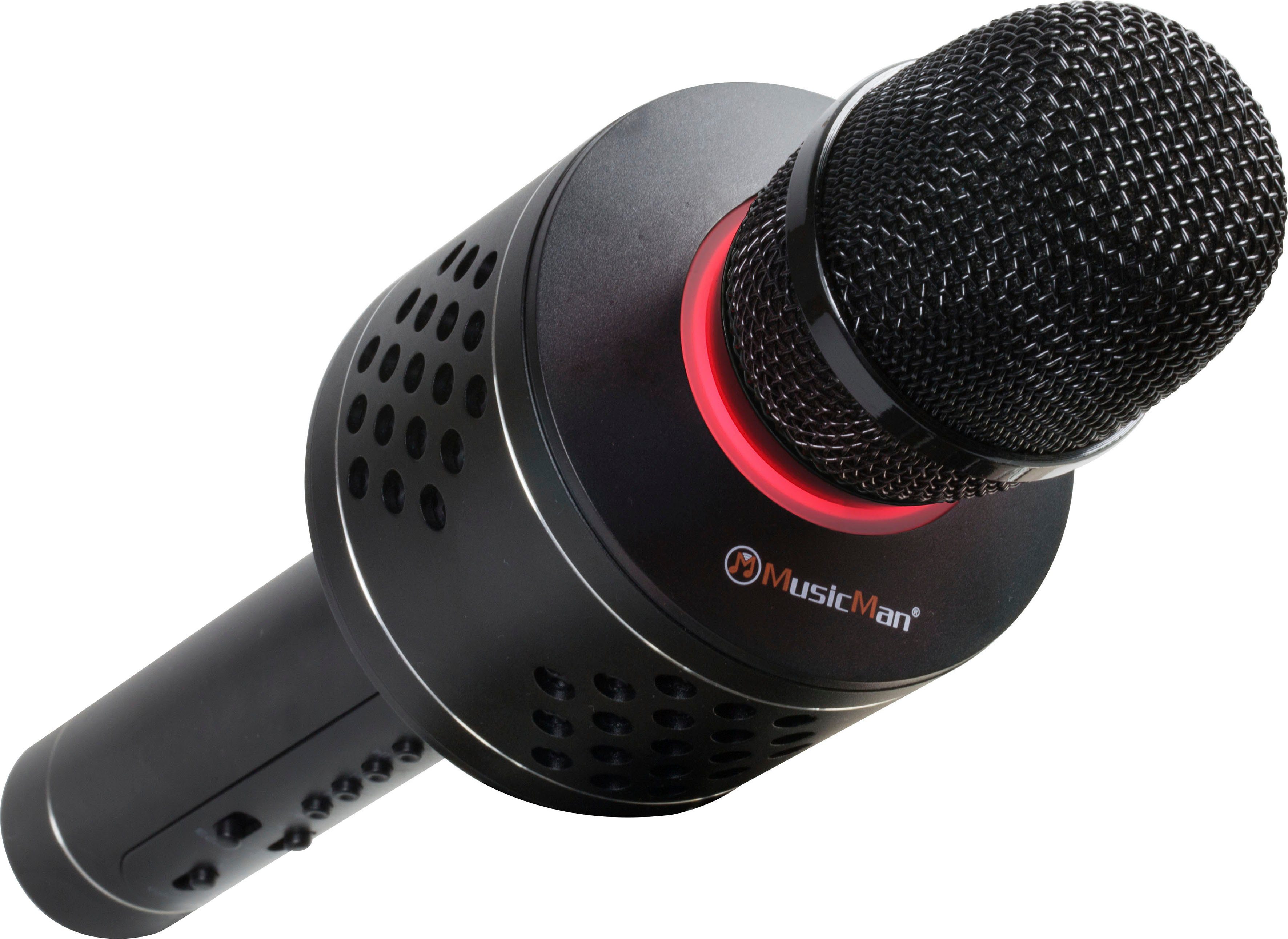 Technaxx Mikrofon BT-X35, Kompatibel einem auch (gleichzeitiger BT-X36, 2 über von Mikrofone TWS-Funktion Smartphone) MusicMan Karaokespaß mit
