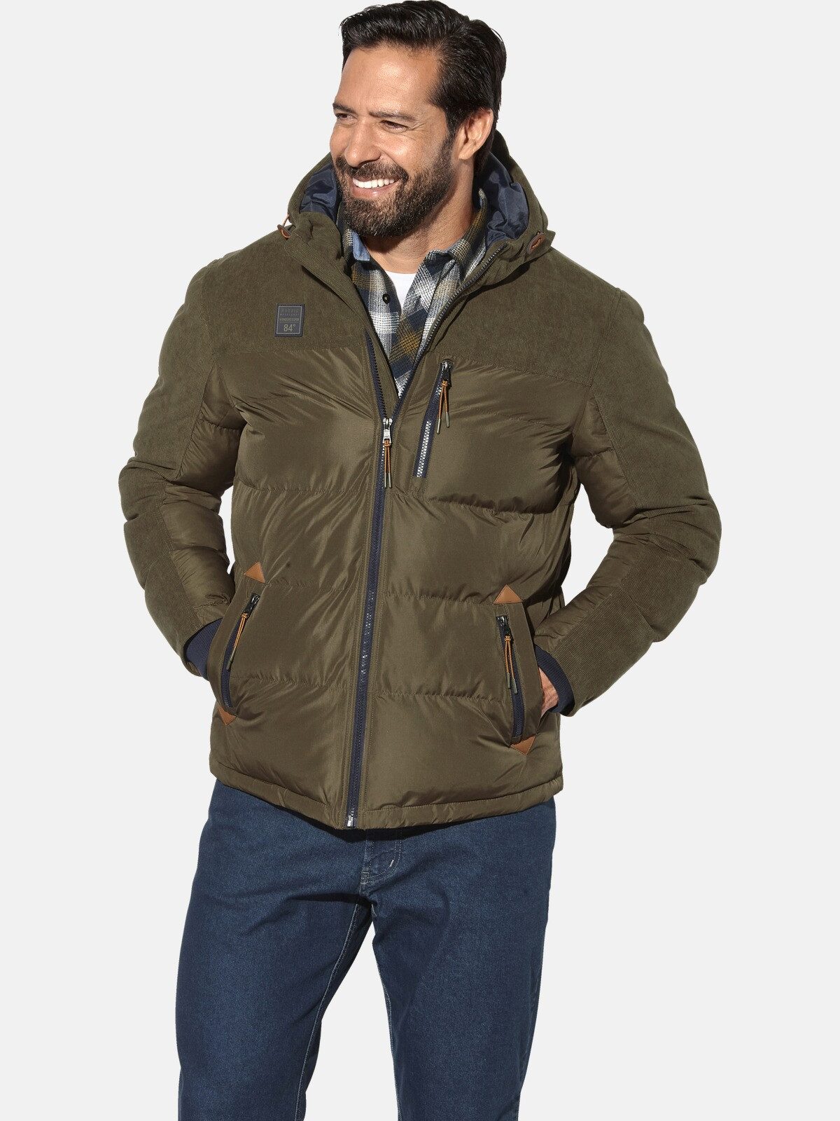 Jan Vanderstorm Outdoorjacke EIRSEN mit Kapuze