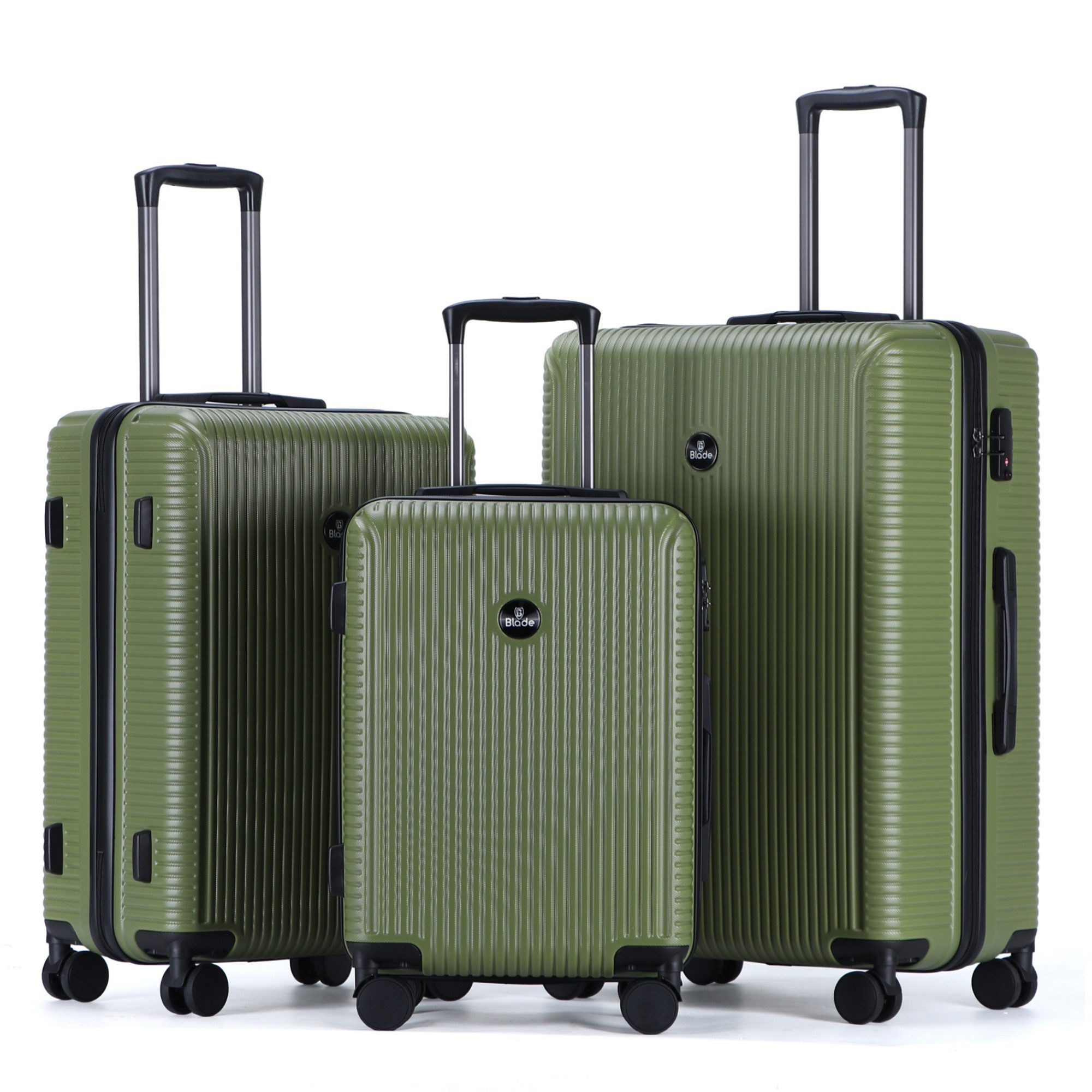 Hartschalen-Trolley Erweiterbares Handgepäck - Leichter Rollkoffer aus ABS+PC