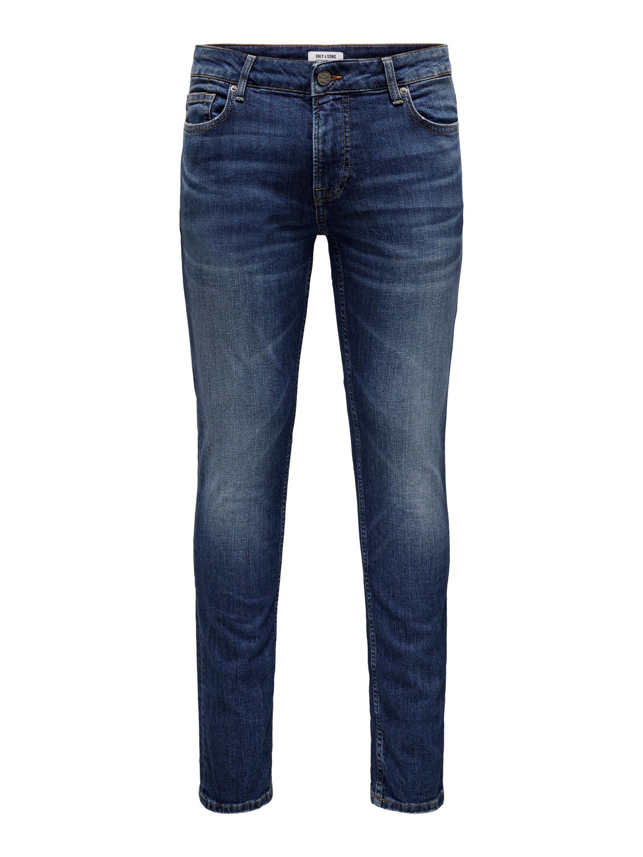 Only & Sons Herren Jeans ONSLOOM SLIM GREY 3227 - Slim Fit - Grau - Grey De günstig online kaufen