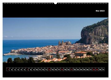 CALVENDO Wandkalender Sizilien - XXL Panoramen (Premium, hochwertiger DIN A2 Wandkalender 2023, Kunstdruck in Hochglanz)