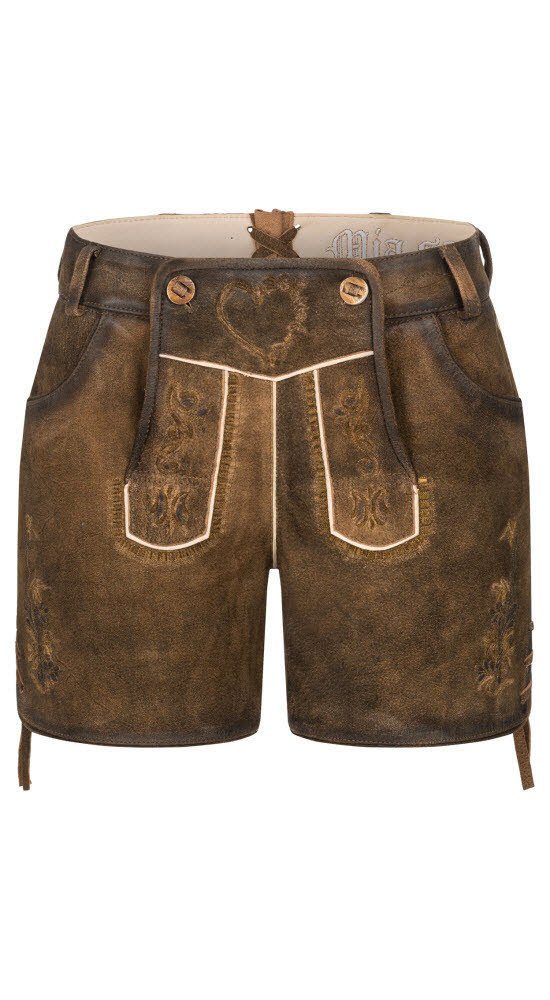 Nübler Trachtenlederhose Lederhose Hotpants Tamara in günstig online kaufen