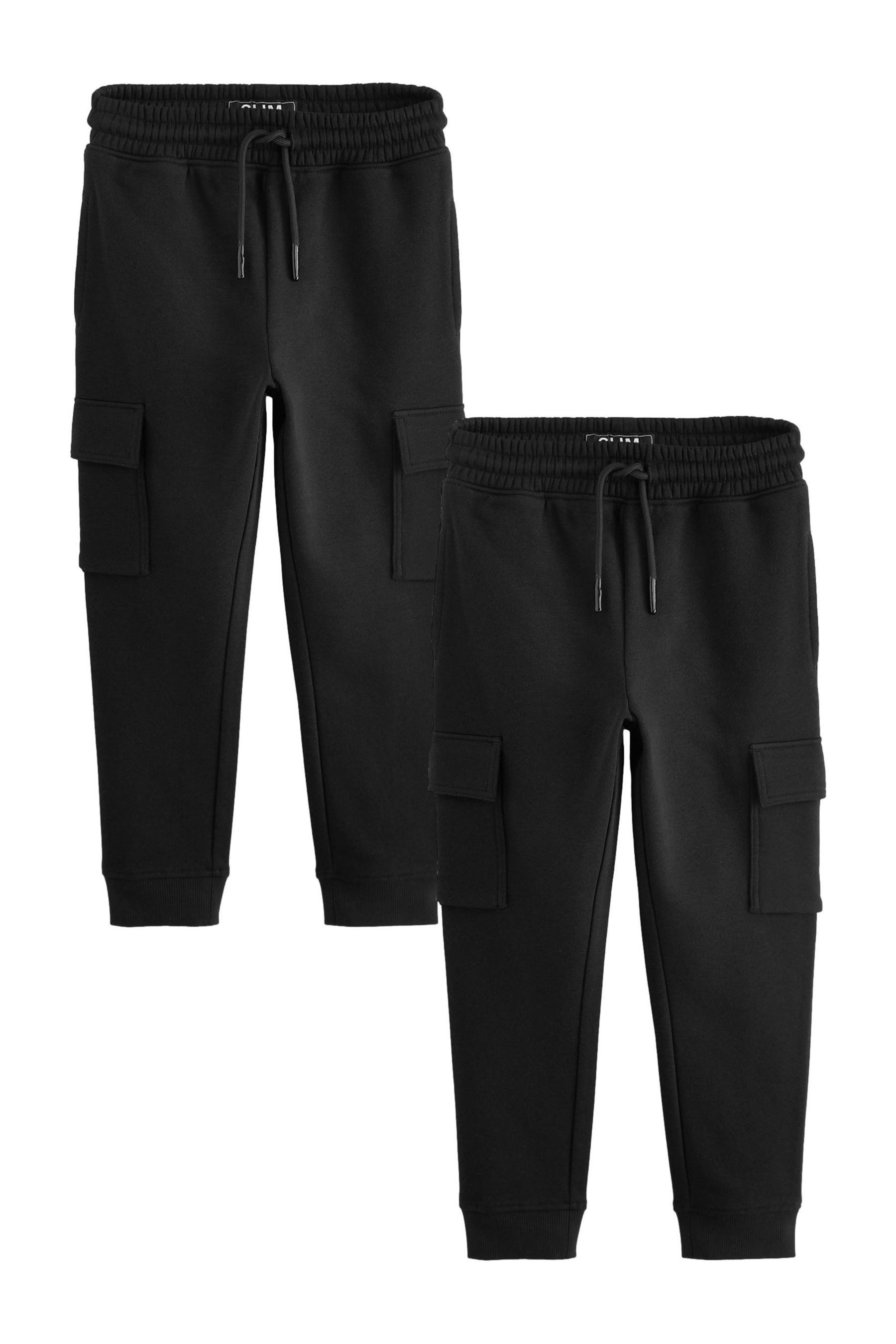 Next Jogginghose Slim Fit Cargo-Jogginghose, 2er Pack (2-tlg)