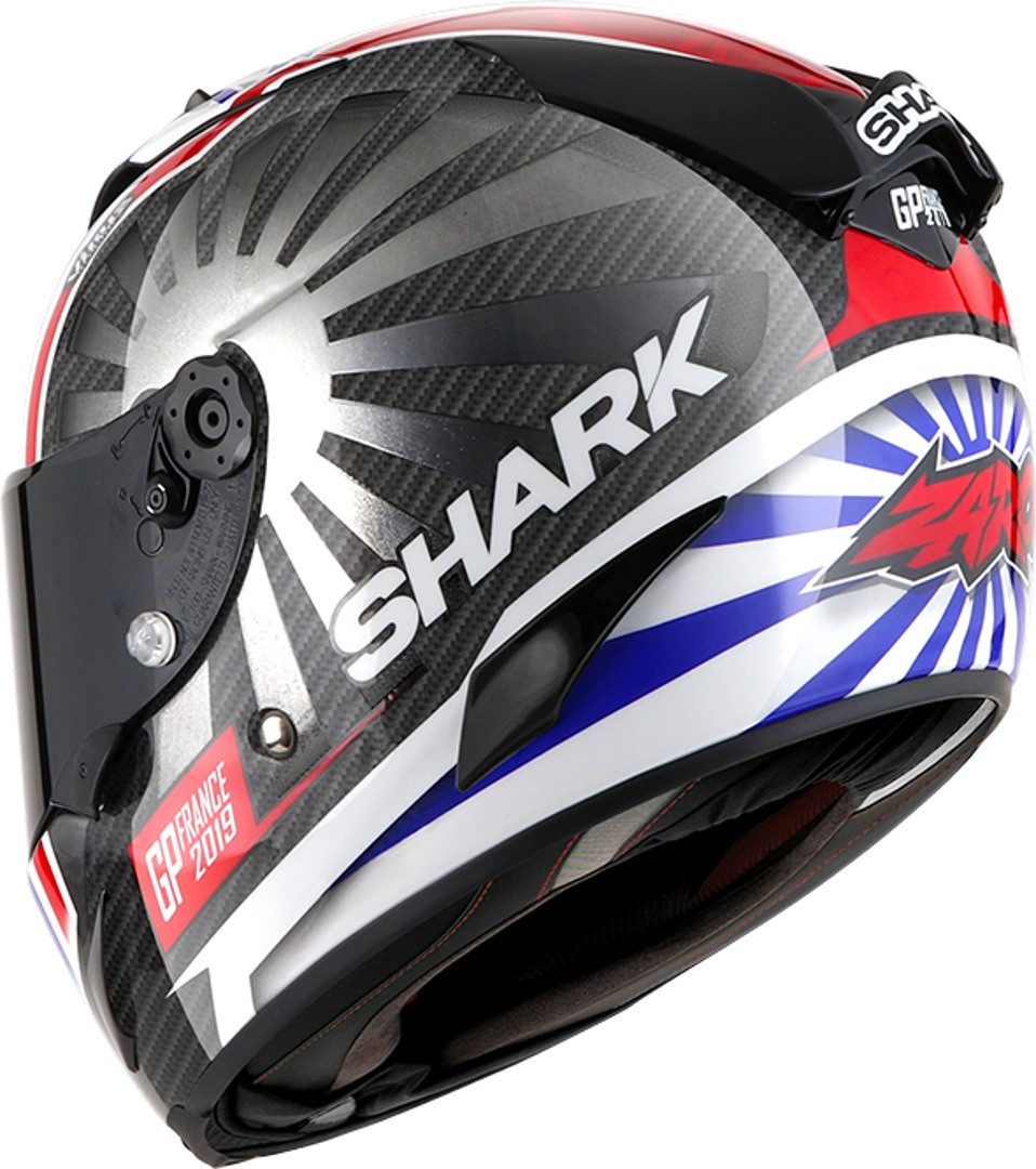SHARK HELMETS Motorradhelm Shark Race R-Pro Carbon Replica Zarco GP France