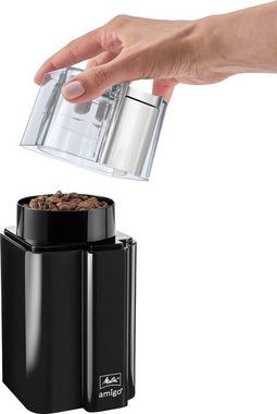 Melitta Kaffeemühle amigo® 1029-01, 170 W, Schlagmahlwerk, 60 g Bohnenbehälter