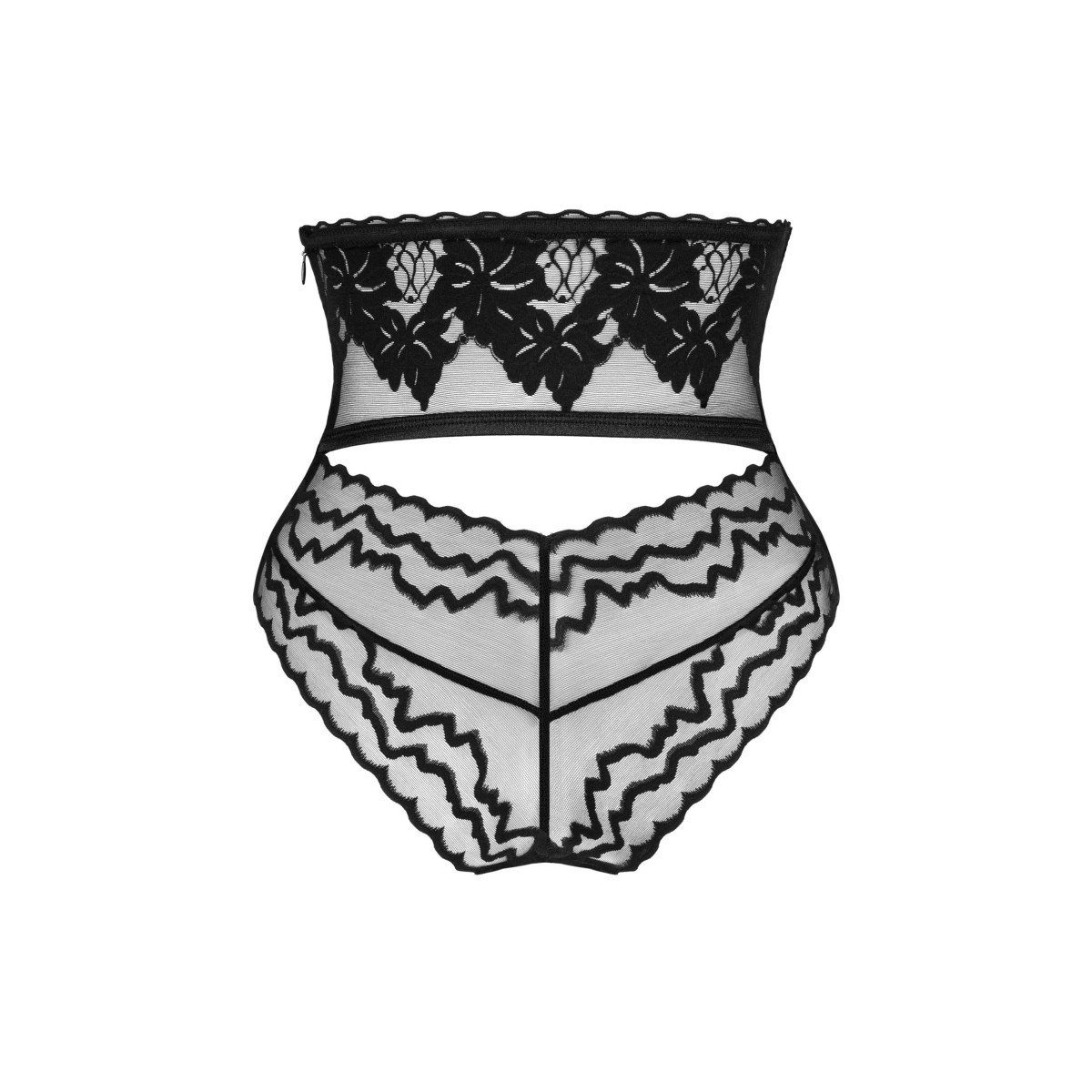 Panty High-Waist Obsessive 1-St) Arienna (einzel, Panty schwarz transparent