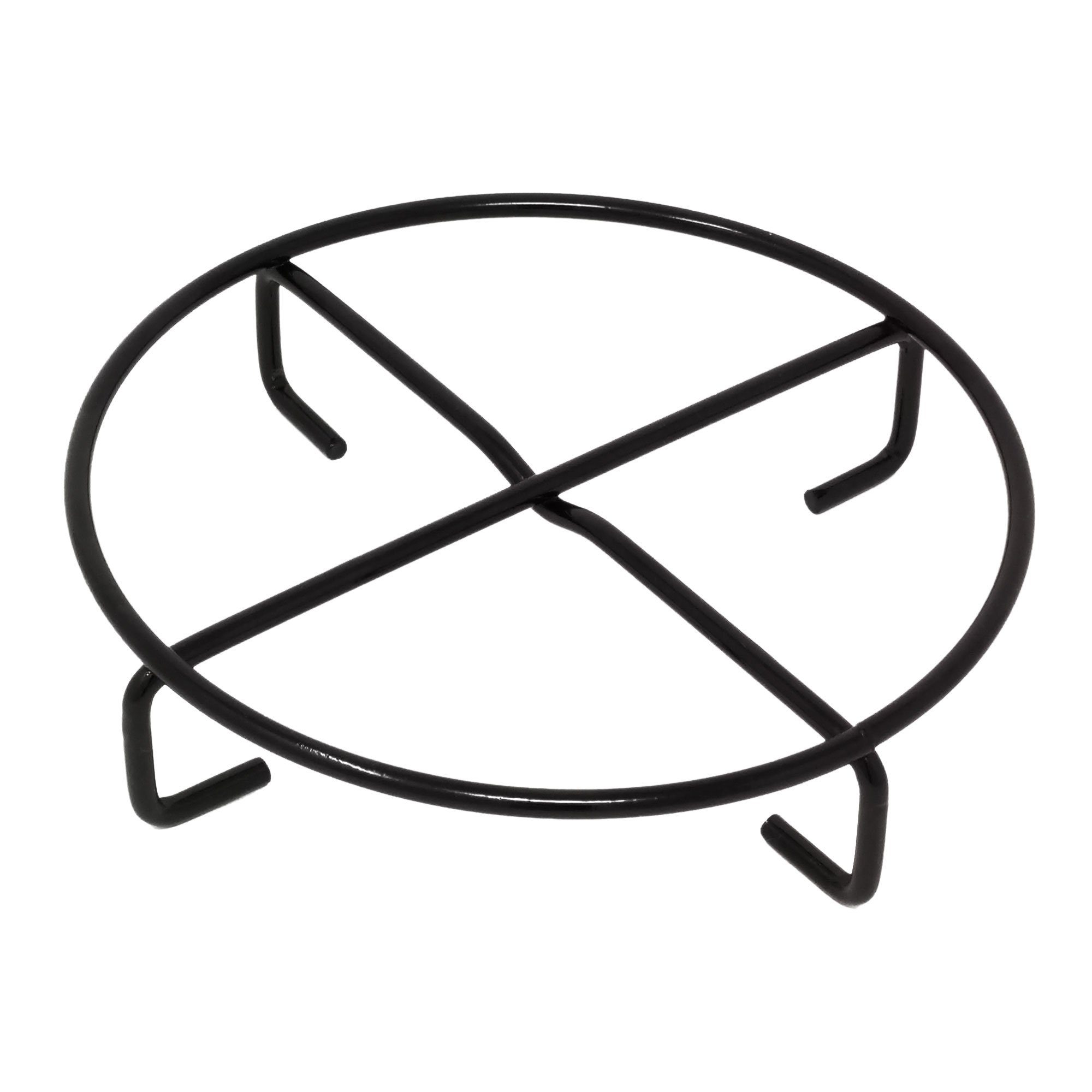 ToCi Topfuntersetzer ToCi Dutch Oven Feuertopf Pfannen Untersetzer Ø20x5 cm Stahl Schwarz, 1-tlg., universell passend für Grilltöpfe und -Pfannen