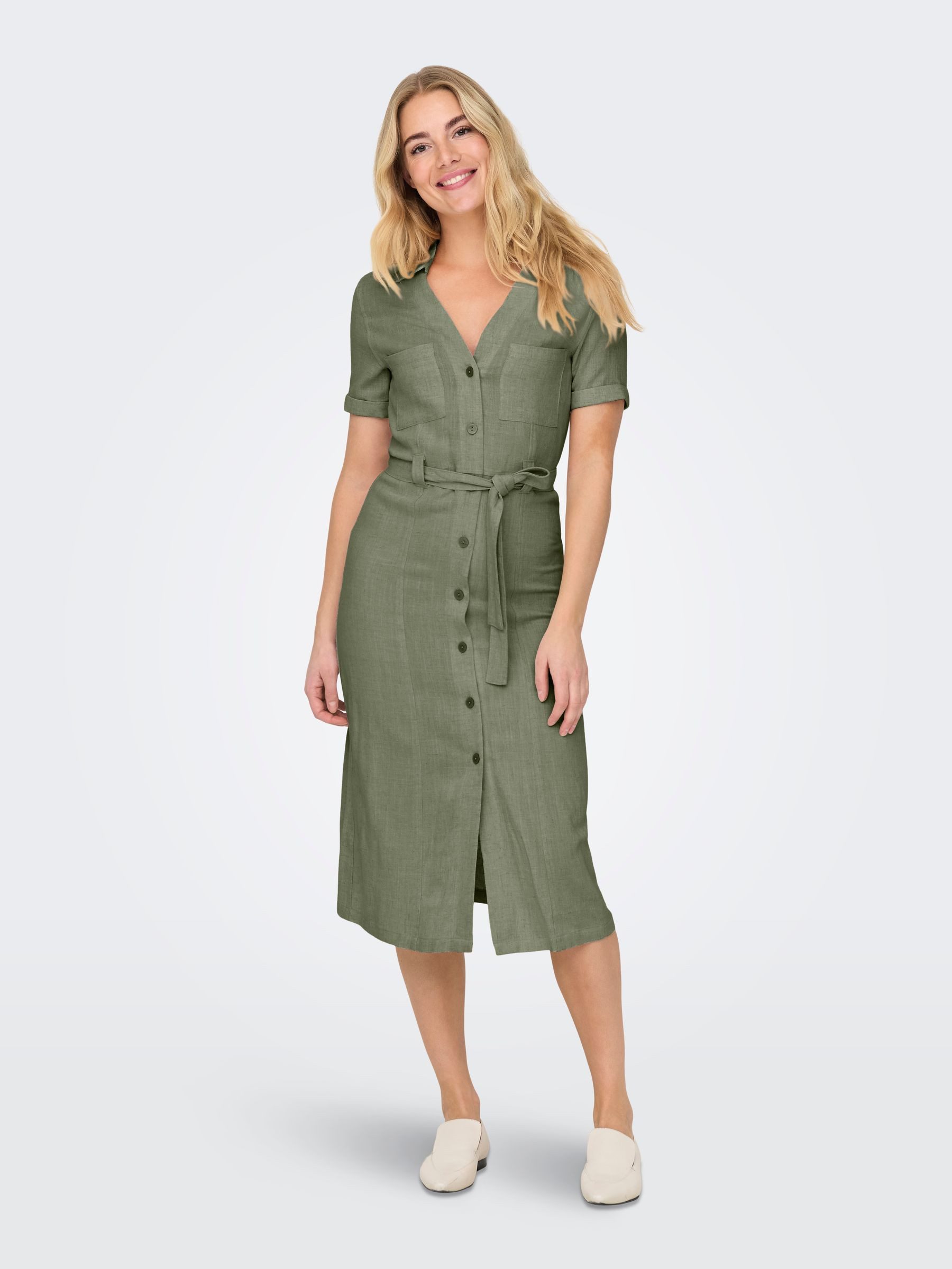 ONLY Shirtkleid Elegantes, knielanges Modell mit günstig online kaufen