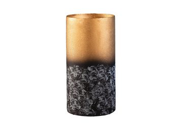 riess-ambiente Dekovase ABSTRACT 30cm gold (Einzelartikel, 1 St), Wohnzimmer · Metall · Blumen · Accessoire · handmade · Patina