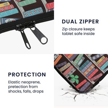 kwmobile E-Reader-Hülle Tasche für eReader, Neopren Hülle Schutzhülle - 17 x 12 x 2 cm Innenmaße