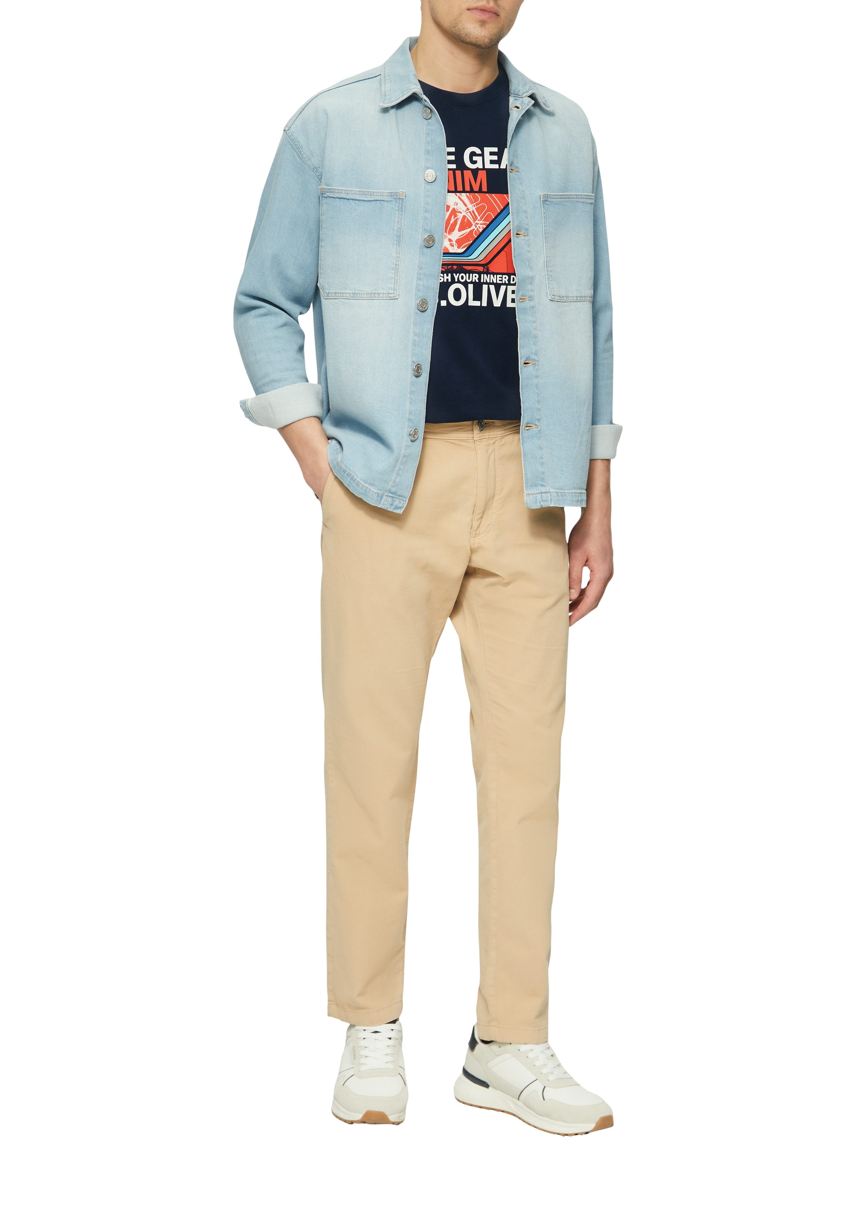 s.Oliver T-Shirt mit Front Print günstig online kaufen