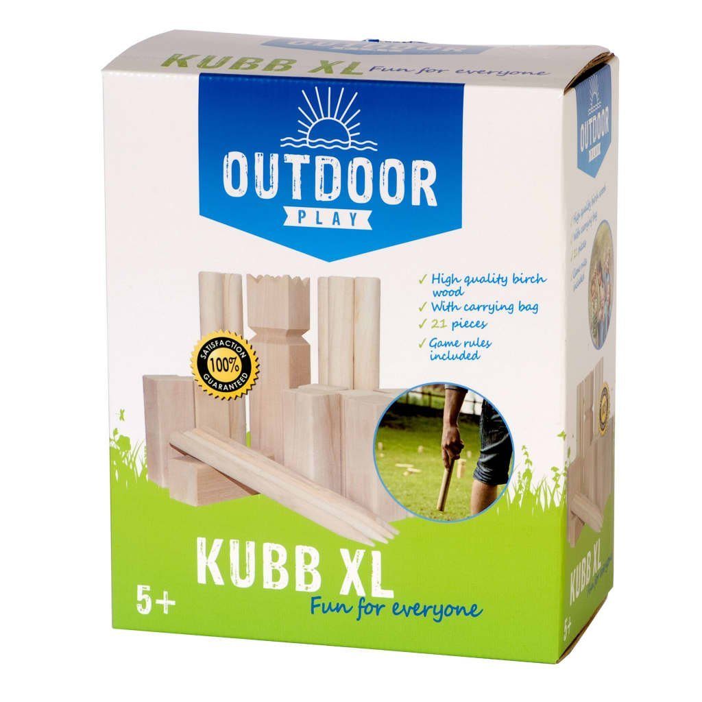 OUTDOOR PLAY Spielzeug-Gartenset Kubb-Spiel XL Holz