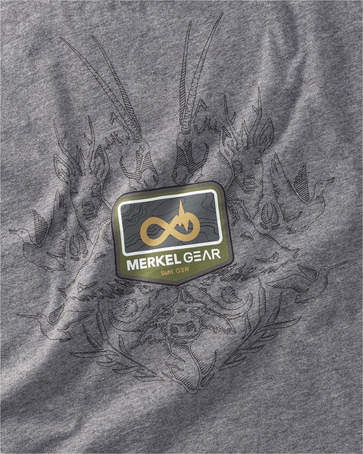 WorldWideHunting T-Shirt T-Shirt Merkel Gear