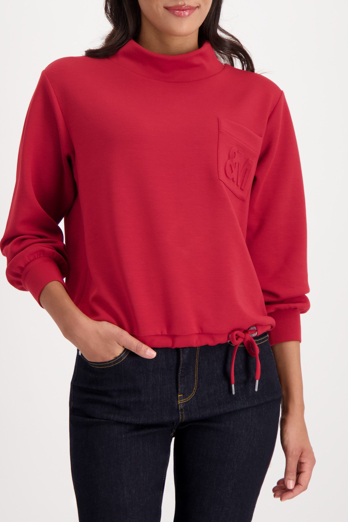 Monari Sweatshirt Sweatshirt Basic Schmuckdetail Regular günstig online kaufen