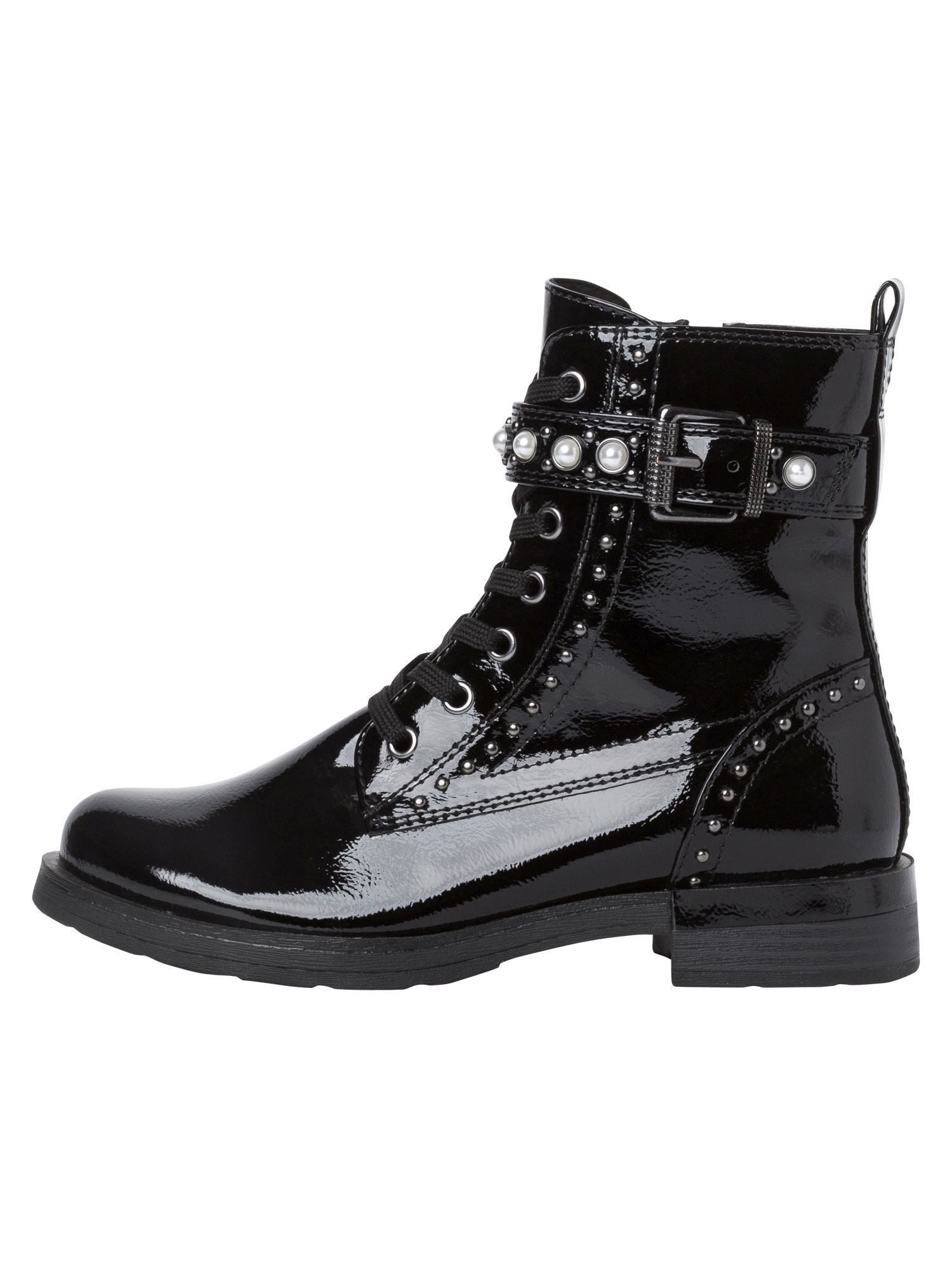 MARCO TOZZI FEEL mit Blockabsatz Blockabsatz 2-25129-41 Schnürstiefelette FEEL
