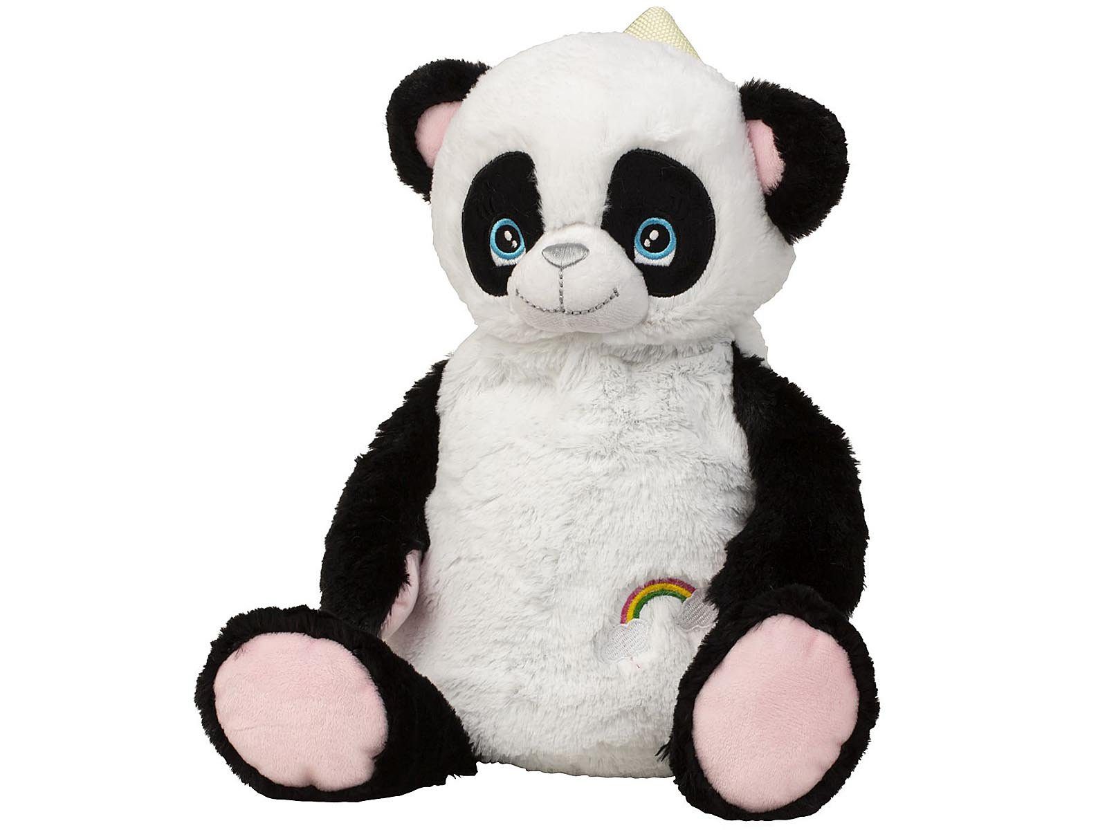 Mel-O-Design Tierkuscheltier 4283 Rucksack Pandabär mit hübschen Augen ca. 41 cm Pandabär, Polyester, (1-tlg)
