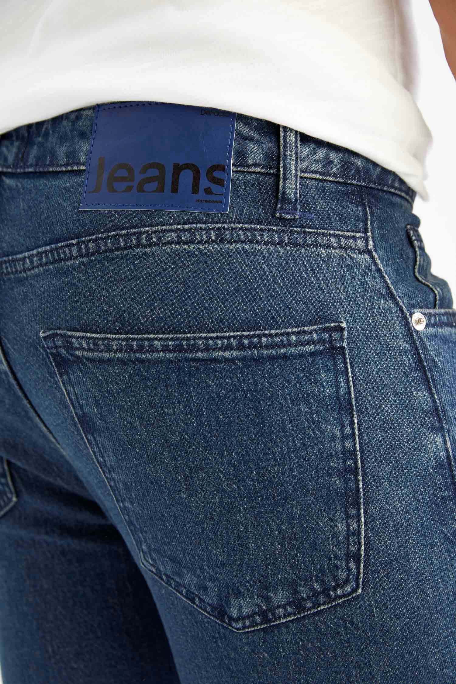 DeFacto Skinny-fit-Jeans Herren Slim-fit-Jeans COMFORT FIT REGULAR
