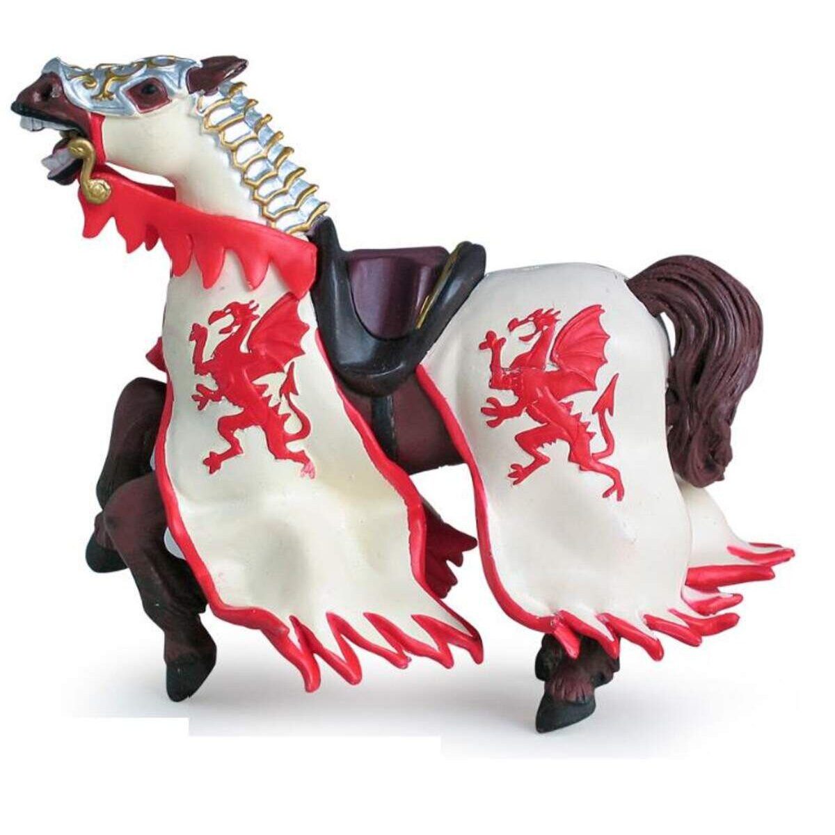 papo Fantasy-Figur Papo 39388 Pferd des Drachenkönigs, rot