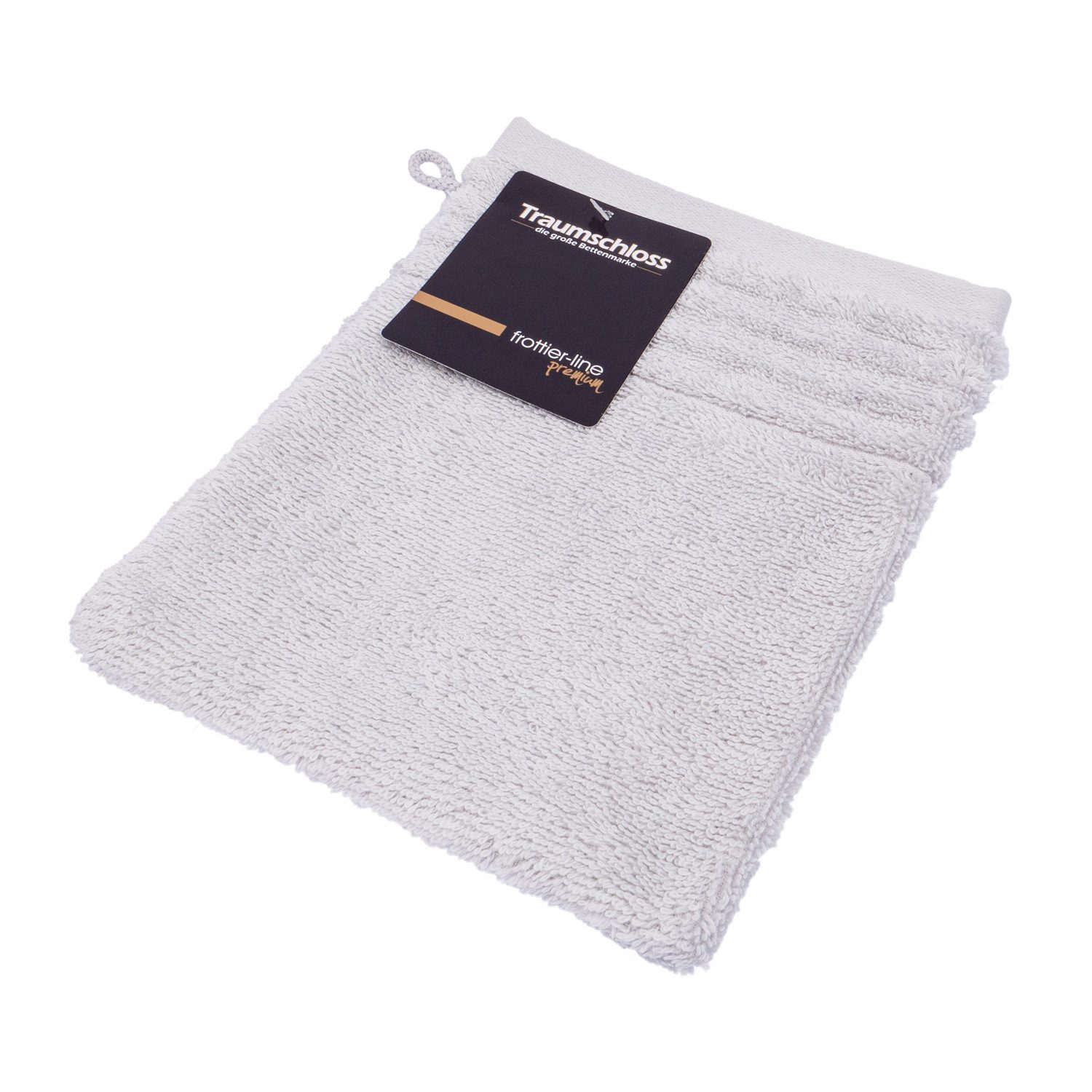 Traumschloss Waschlappen Premium-Line, (1-St), 100% ägäische Baumwolle mit 600g/m²