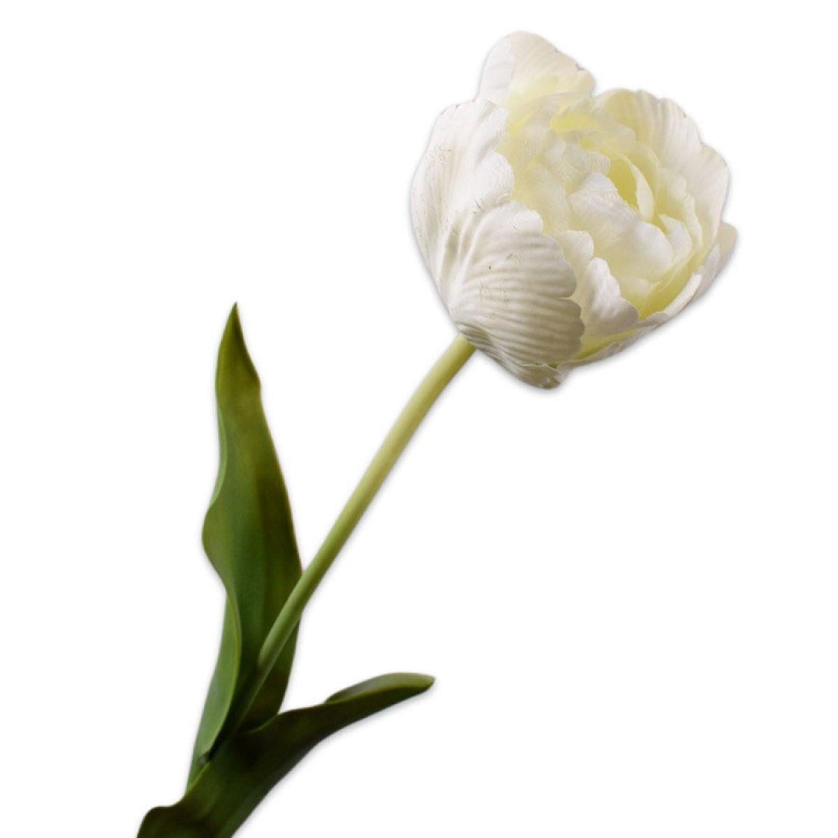 Künstliche Zimmerpflanze Seidenblume Tulpe Weiß (84cm), SILK-KA