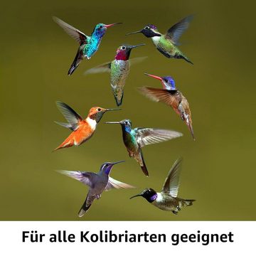 LifeImpree Futterhaus Vogelfutterspender für Vögel im Freien, Kolibri-Futterstation, Gartendekoration im Freien, 12 Futterlöcher